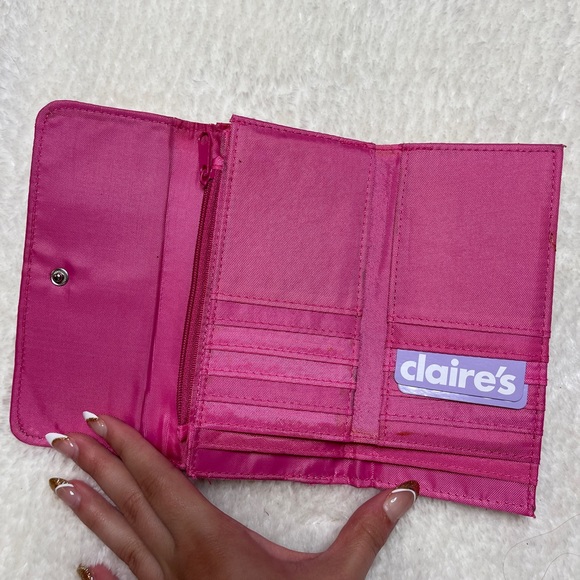 Claire’s Pink Bow Wallet - Picture 3 of 11